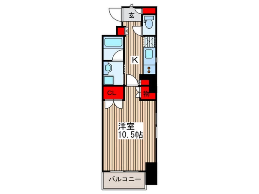 間取図 アヴェニール月島