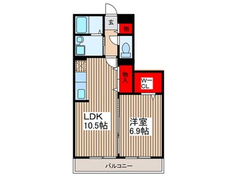 間取図 ピュアガ－デンⅥ