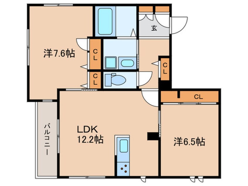 間取図 メゾン千華