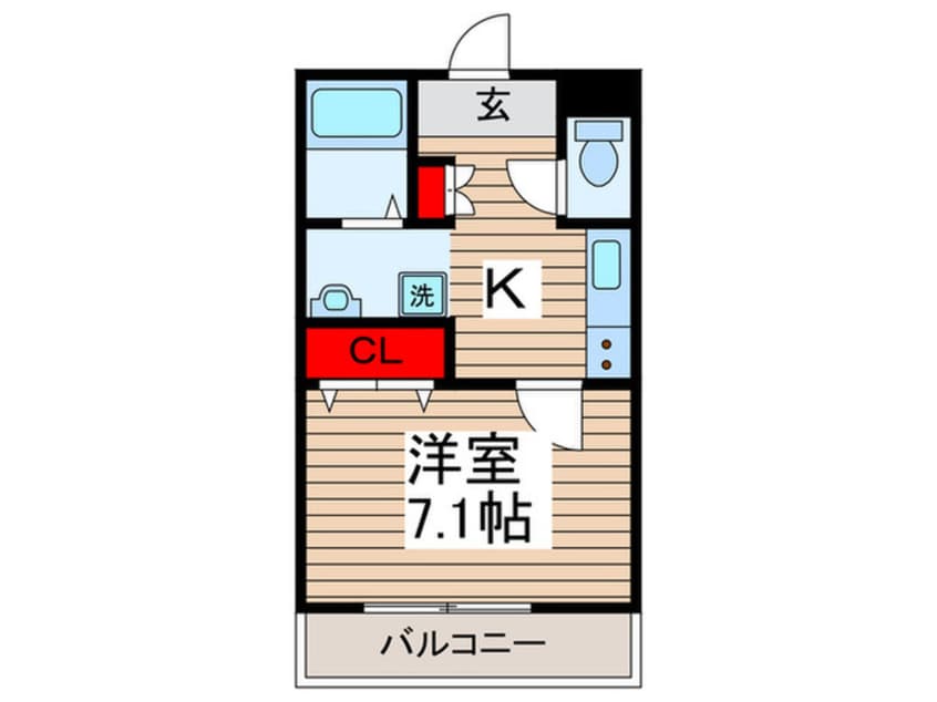 間取図 シャト－グランディ－ル