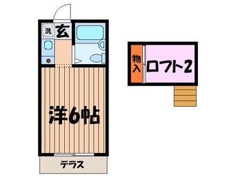 間取図 メゾンフレ－ル