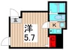 アーバングレイス五反野Ⅱ 1Kの間取り