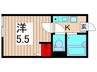 アーバングレイス五反野Ⅱ 1Kの間取り