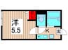 アーバングレイス五反野Ⅱ 1Kの間取り