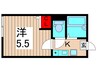 アーバングレイス五反野Ⅱ 1Kの間取り