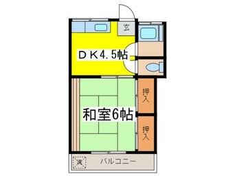 間取図 第２三協ハイツ