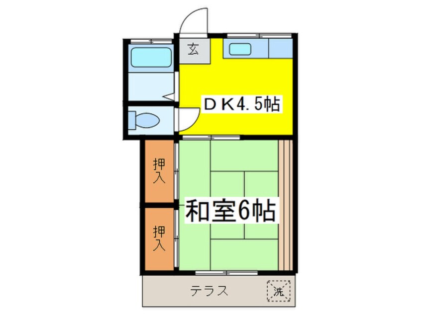 間取図 第２三協ハイツ