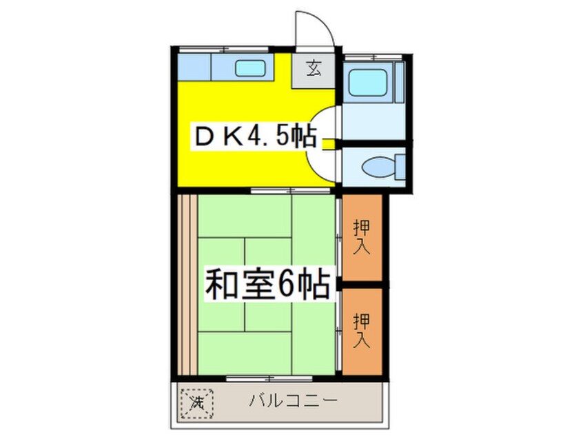 間取図 第２三協ハイツ