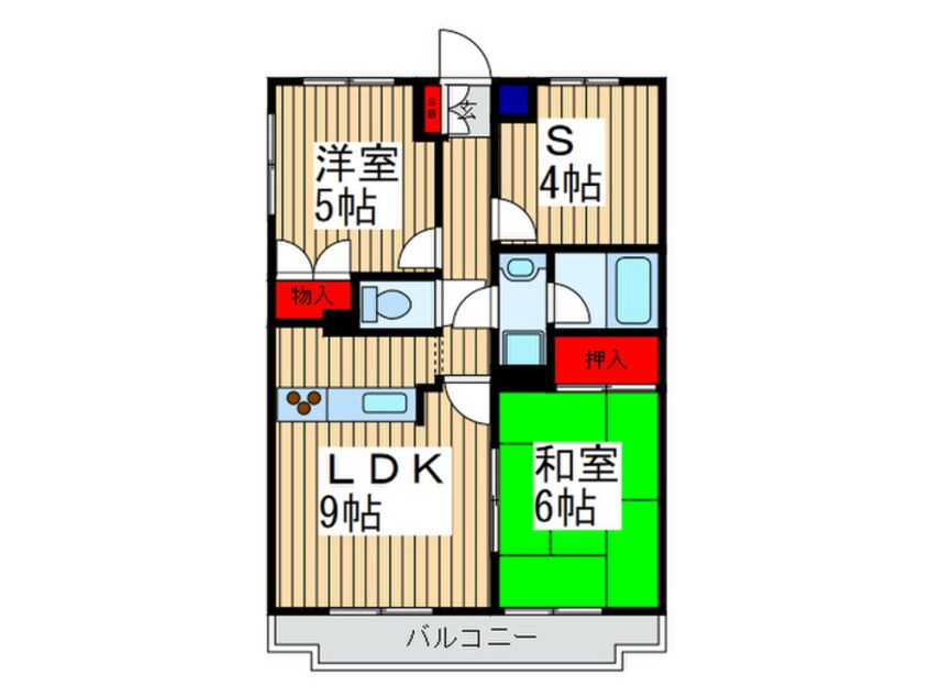 間取図 スカイビュウ１１