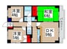 スカイビュウ１１ 3DKの間取り