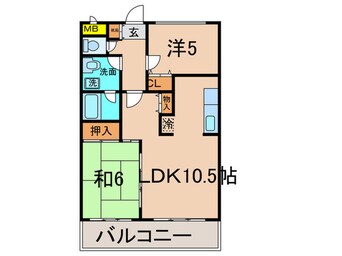 間取図 ソレイル梶ヶ谷Ⅱ
