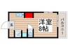 REZET柏 1Rの間取り