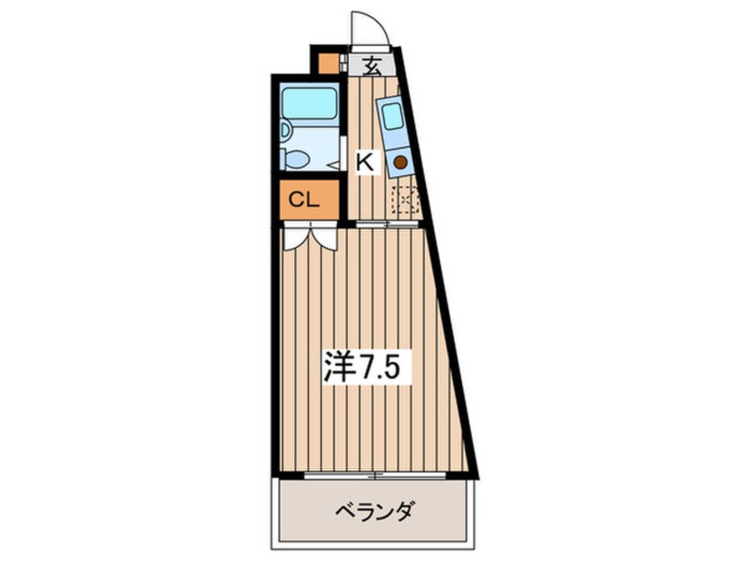 間取図 コ－ポラス藤