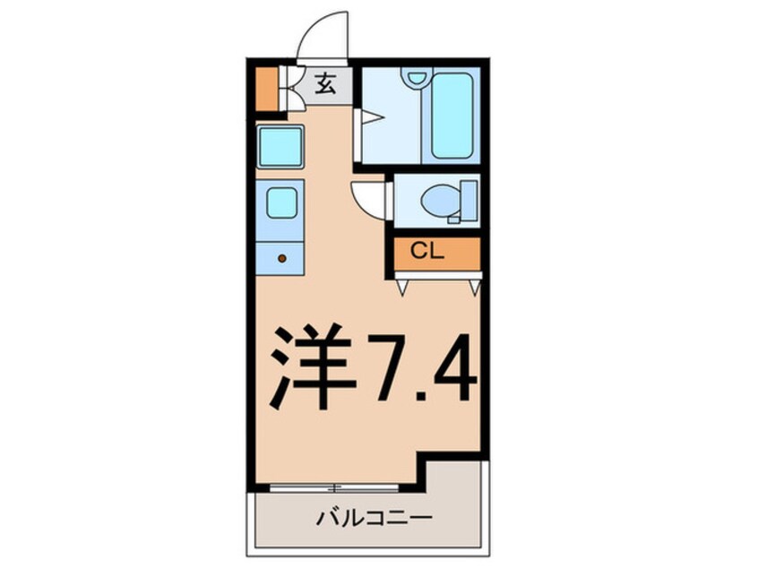 間取図 プランド－ル鶴見