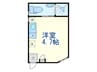 グランヴィル野方 1Rの間取り