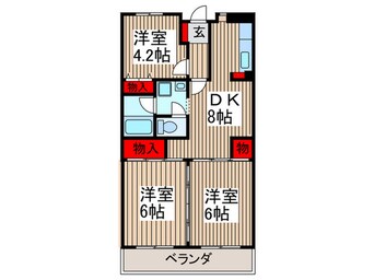 間取図 グランシャリオ