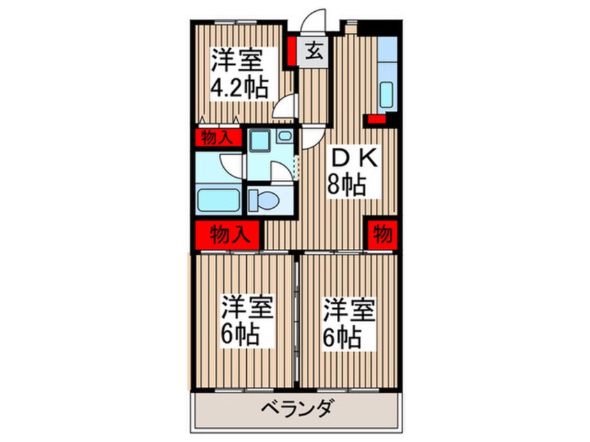 間取図 グランシャリオ