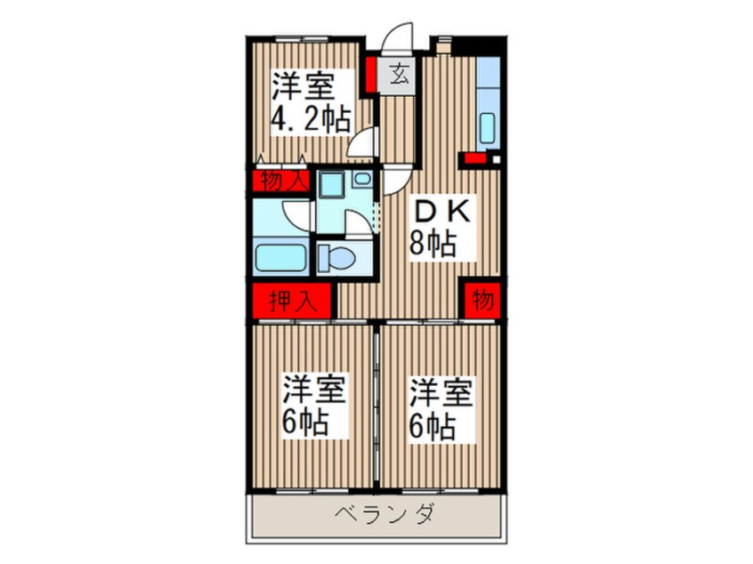 間取図 グランシャリオ