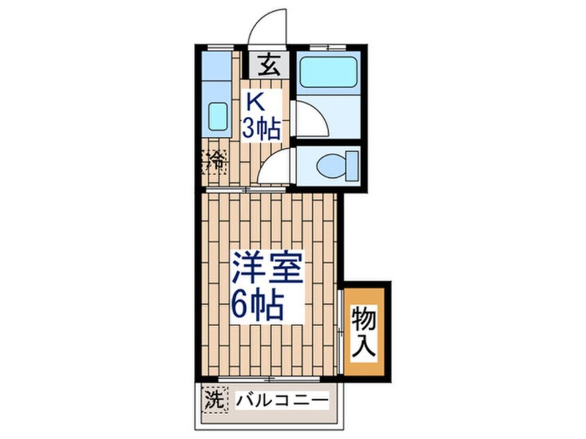 間取図 一徳コ－ポ