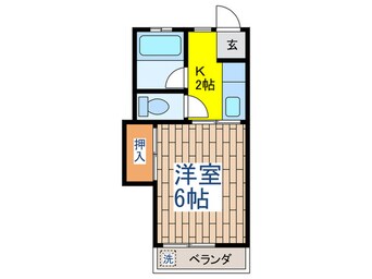 間取図 一徳コ－ポ