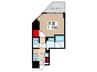 SｰRESIDENCE　蔵前 1Kの間取り