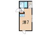 トマトハイツ 1Rの間取り