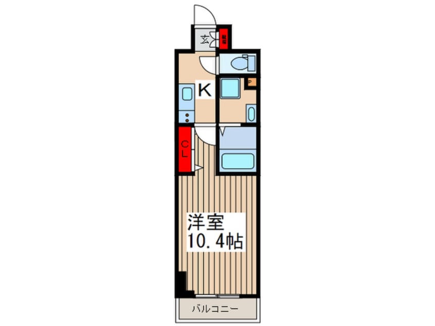 間取図 グロリアコート市川