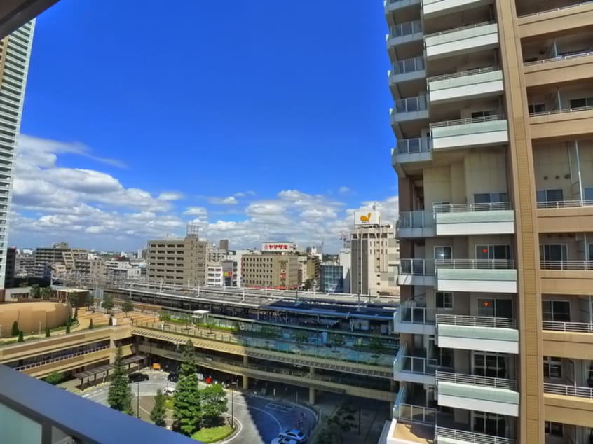 室内からの展望 グロリアコート市川