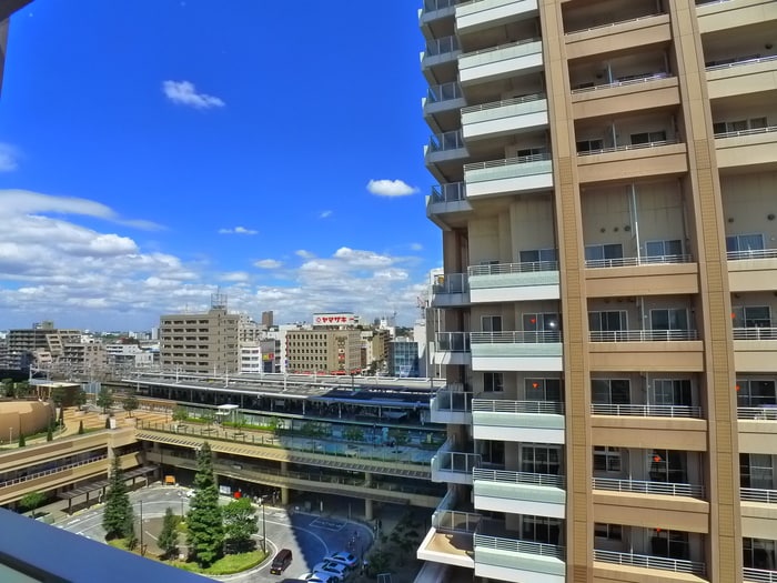 室内からの展望 グロリアコート市川