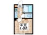 アリオール東六郷 1Kの間取り