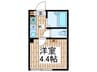 アリオール東六郷 1Kの間取り