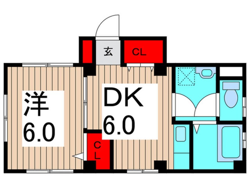 間取図 ＧＲＥＥＮハイム