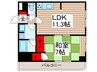 ＬａＶｉｔａ　谷塚駅前Ⅰ 1LDKの間取り