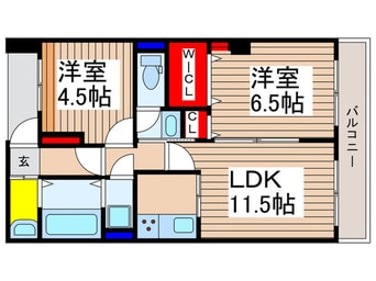間取図 アコルデ東台
