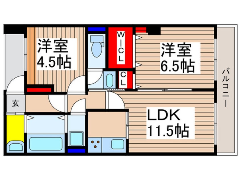 間取図 アコルデ東台