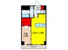 BRICK RESIDENCE 築地明石町 1LDKの間取り