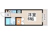 カレド・セルクル 1Rの間取り