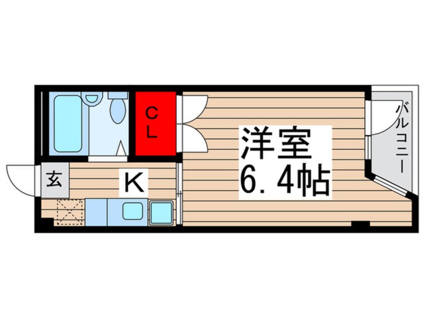 間取図 セゾンアネックス富浜