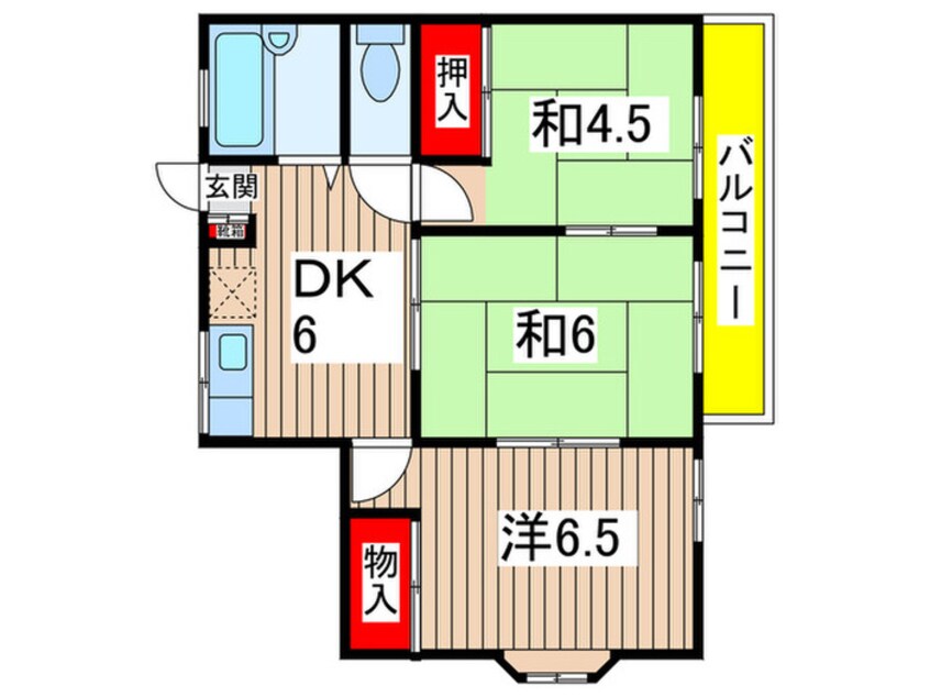 間取図 リベ－ル大久保