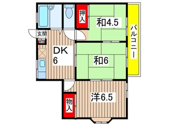 間取図 リベ－ル大久保