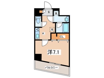 間取図 ヴィルヌーブ白楽