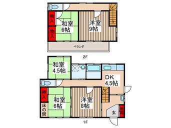 間取図 仮）毛呂山戸建