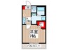 仮)アトラス新狭山 1Kの間取り