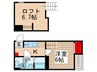 ルッカ新松戸 1Kの間取り