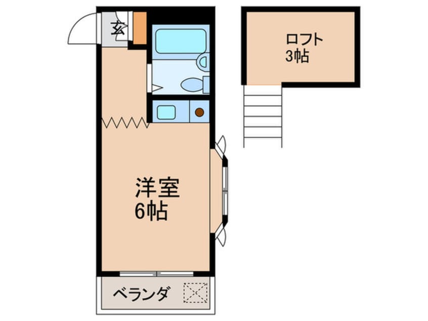 間取図 サンハイツ・徳丸