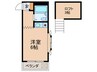 サンハイツ・徳丸 1Rの間取り