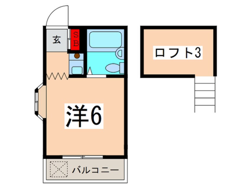 間取図 サンハイツ・徳丸