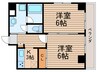 ビルトシティ中央 2Kの間取り