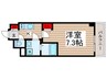レフィールオーブ南行徳駅前 1Kの間取り