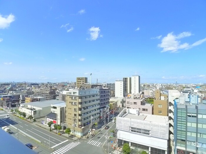 室内からの展望 レフィールオーブ南行徳駅前